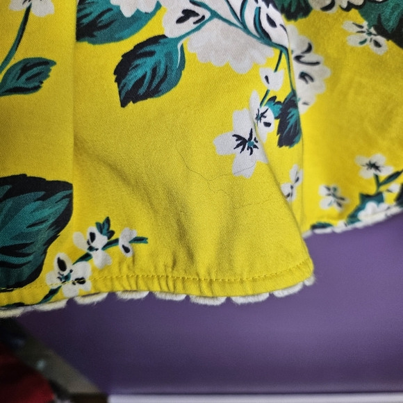 Draper James Yellow Hydrangea Row Payton Dress - Picture 8 of 10